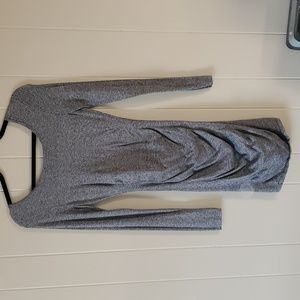 Express Ruched Sweater Dress